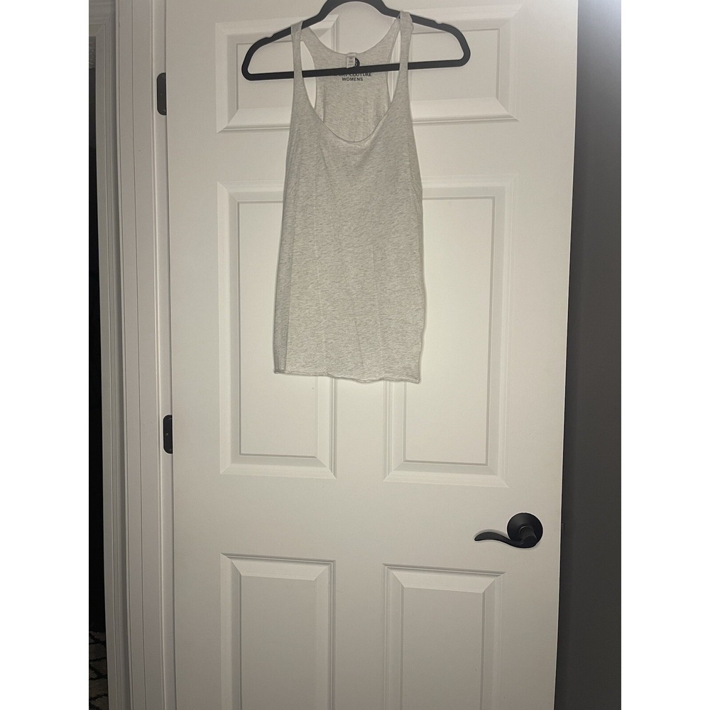 Sport Couture Athletic Tank Top Large Heathered Gray